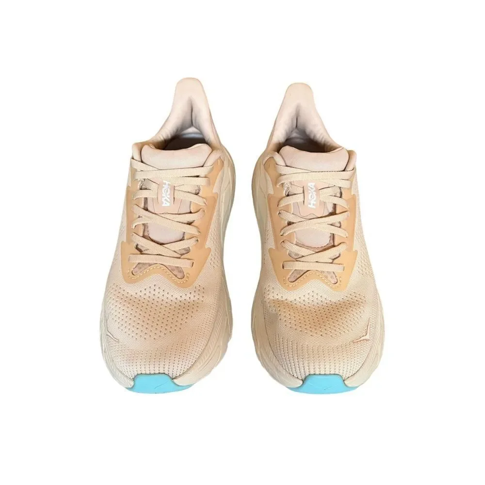Hoka Women's Beige and Cream Athletic Shoes size 9.5 B